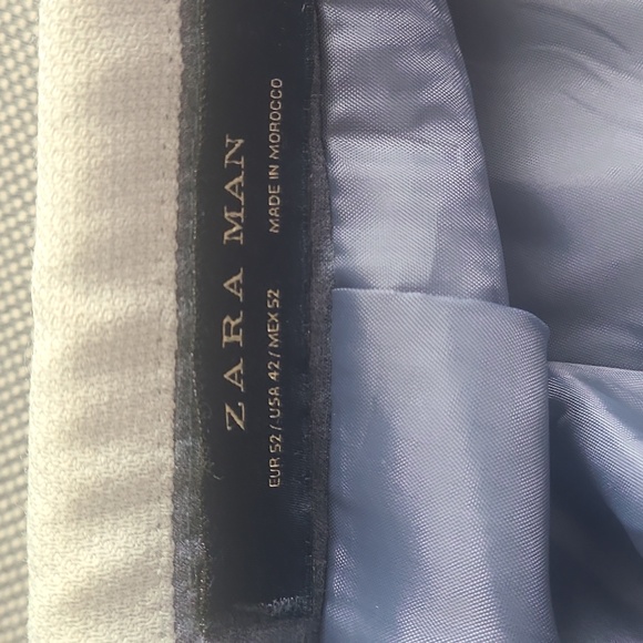 Zara Man Grey Stretch Suit - Picture 8 of 8